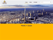 Tablet Screenshot of hotelsindubai.org